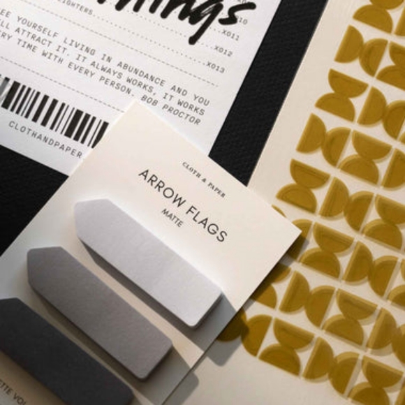 Cloth and Paper 6 sets Arrow Flags, 1 Luxe Tab, 2 Mini Lifestyle Stickers 60 - Picture 4 of 16